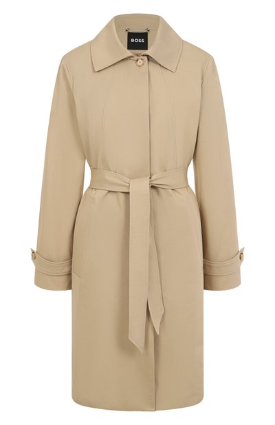 Женский хлопковый тренч BOSS, арт. 50543189