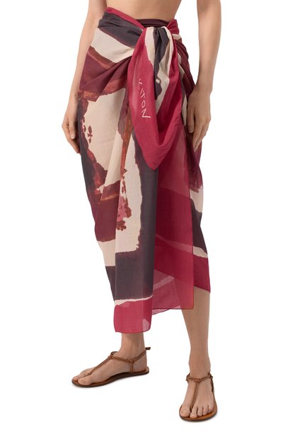 Хлопковое парео KITON, арт. D53753K0957F01, фото 3