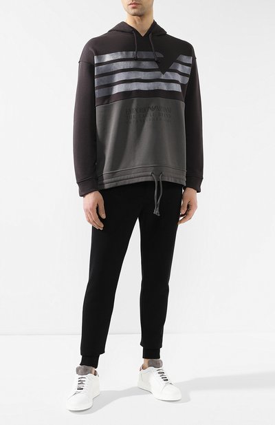 Хлопковое худи EMPORIO ARMANI, арт. 3G1M75/1J36Z, фото 2
