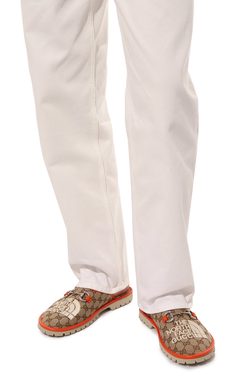 Текстильные сабо the north face x gucci GUCCI, арт. 679917 2HKM0, фото 3