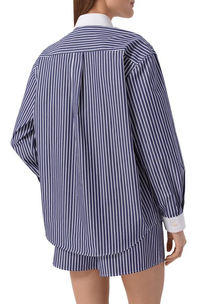 Хлопковая рубашка SPORTY AND RICH, арт. SI01962231ST02, фото 4