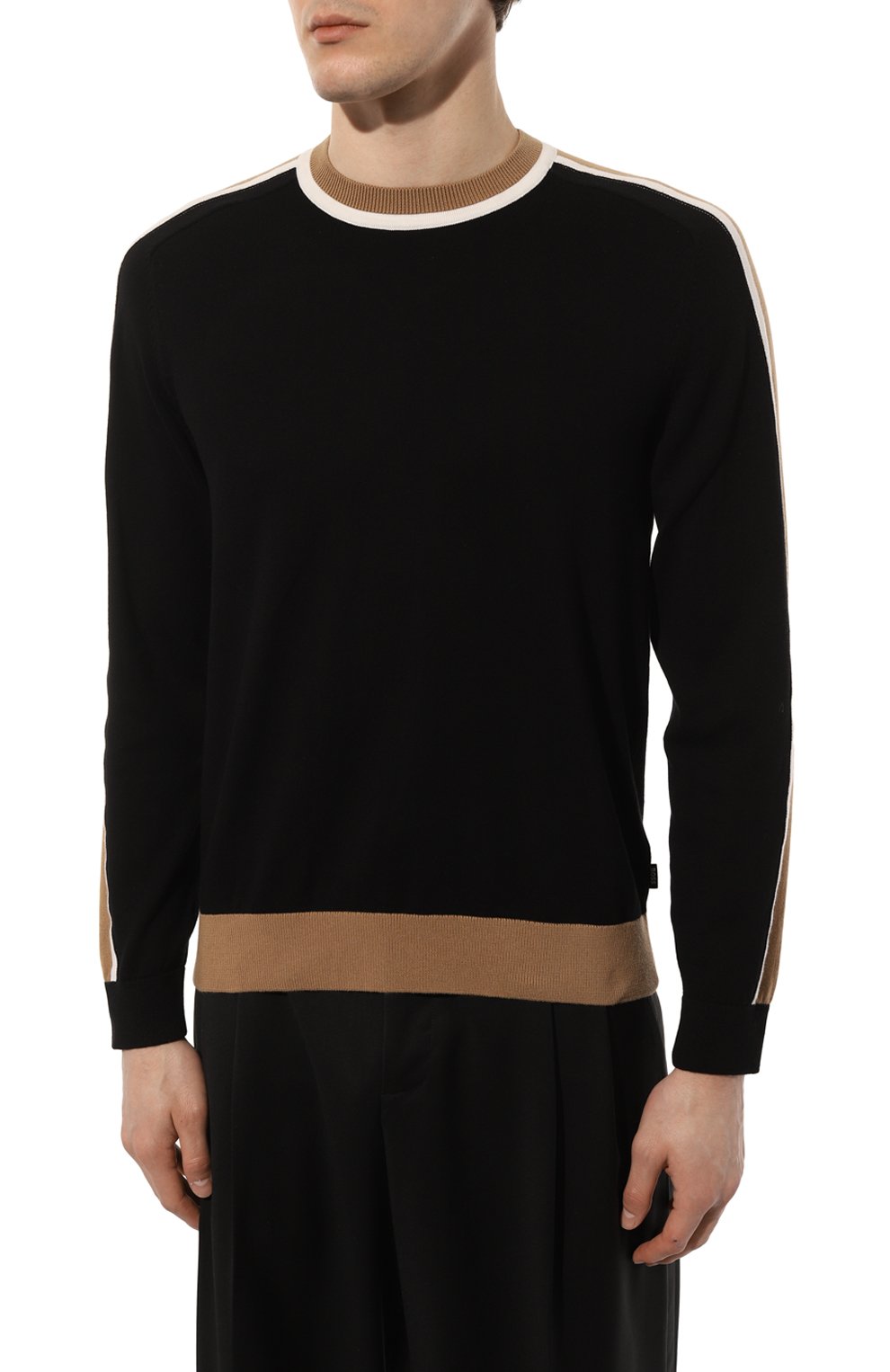 Хлопковый джемпер BOSS, арт. 50486706, фото 3