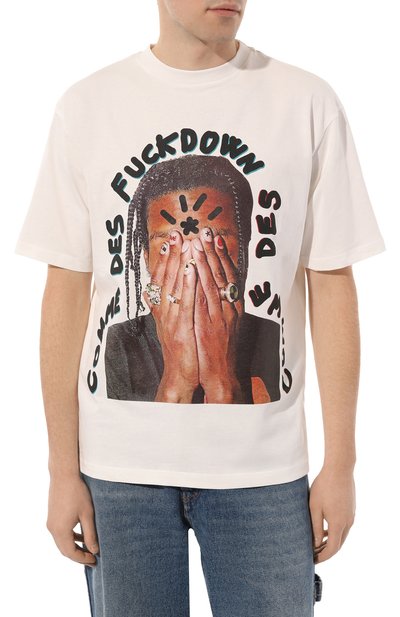Хлопковая футболка COMME DES FUCKDOWN, арт. CDFU2535, фото 3