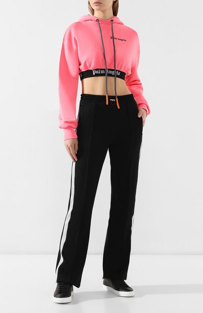 Хлопковое худи PALM ANGELS розового цвета по цене 47050 руб., арт. PWBB012R194410011201, фото 2 Хлопковое худи PALM ANGELS, арт. PWBB012R194410011201, фото 2