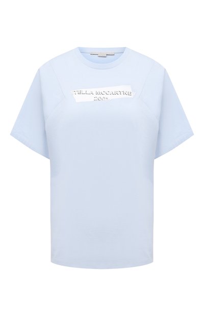 Женская хлопковая футболка STELLA MCCARTNEY, арт. 602395/S0W39
