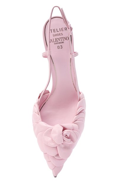 Кожаные туфли atelier 03 rose edition VALENTINO розового цвета по цене 88900 руб., арт. WW2S0CD9/HLK, фото 5 Кожаные туфли atelier 03 rose edition VALENTINO, арт. WW2S0CD9/HLK, фото 5