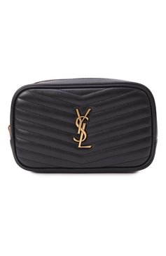 Женская сумка lou mini SAINT LAURENT черного цвета, арт. 748849/DV707 | Фото 1 (Ремень/цепочка: На ремешке; Размер: mini; Материал сплава: Проставлено; Драгоценные камни: Проставлено; Материал: Натуральная кожа)