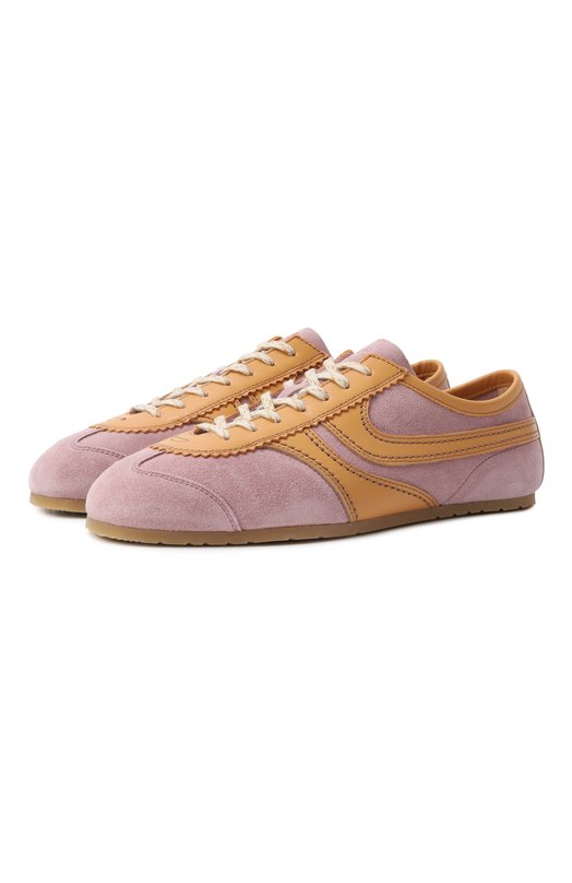Замшевые кеды Dries Van Noten WS251/1159/126 Розовый WS251/1159/126
