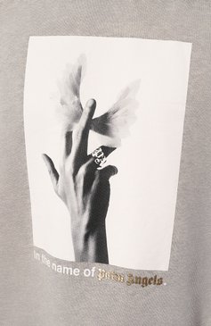 Хлопковое худи PALM ANGELS, арт. PMBB058F23FLE0020801, фото 5