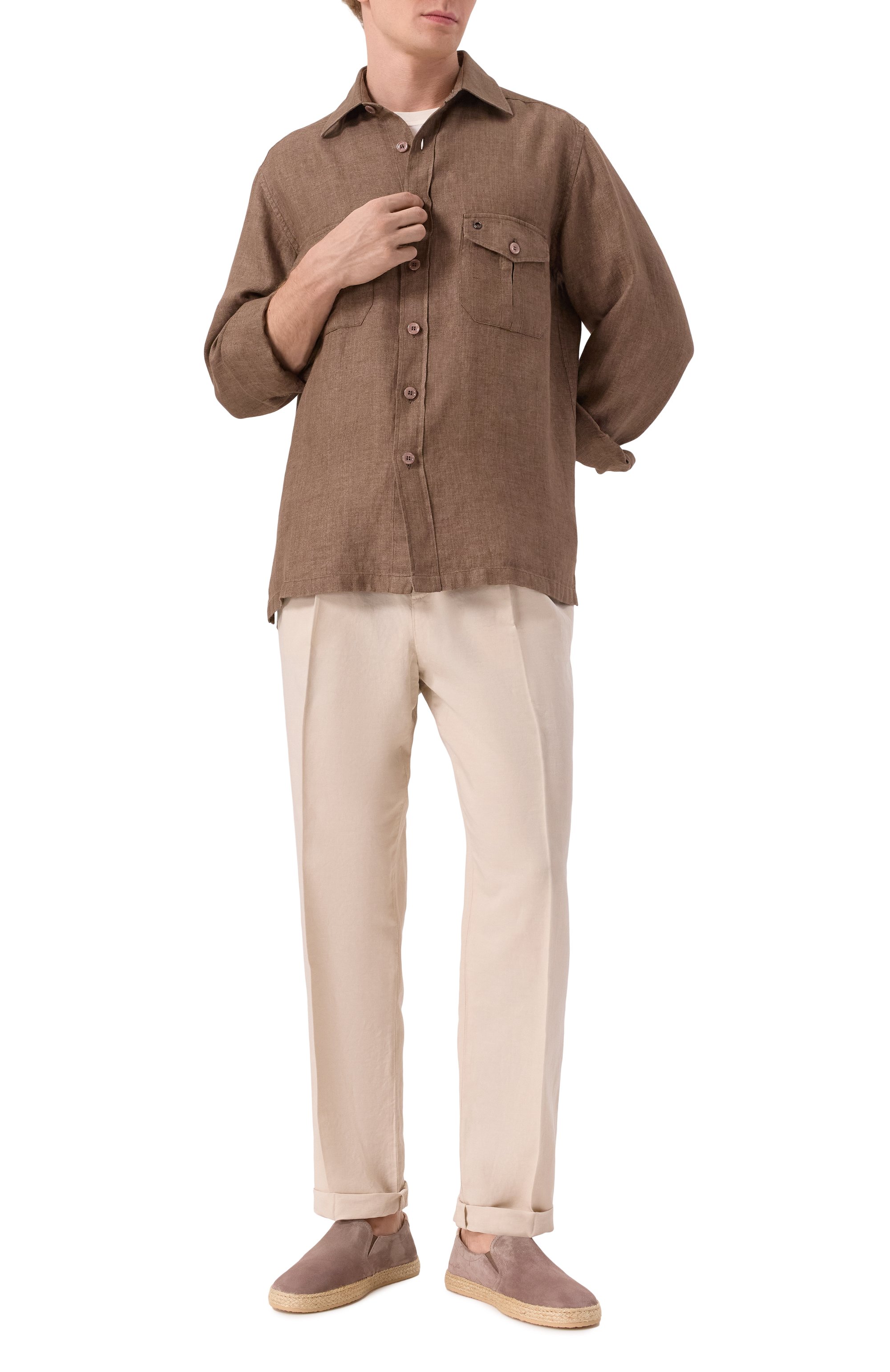 Замшевые эспадрильи summer BRUNELLO CUCINELLI, арт. MZUSISI837, фото 2