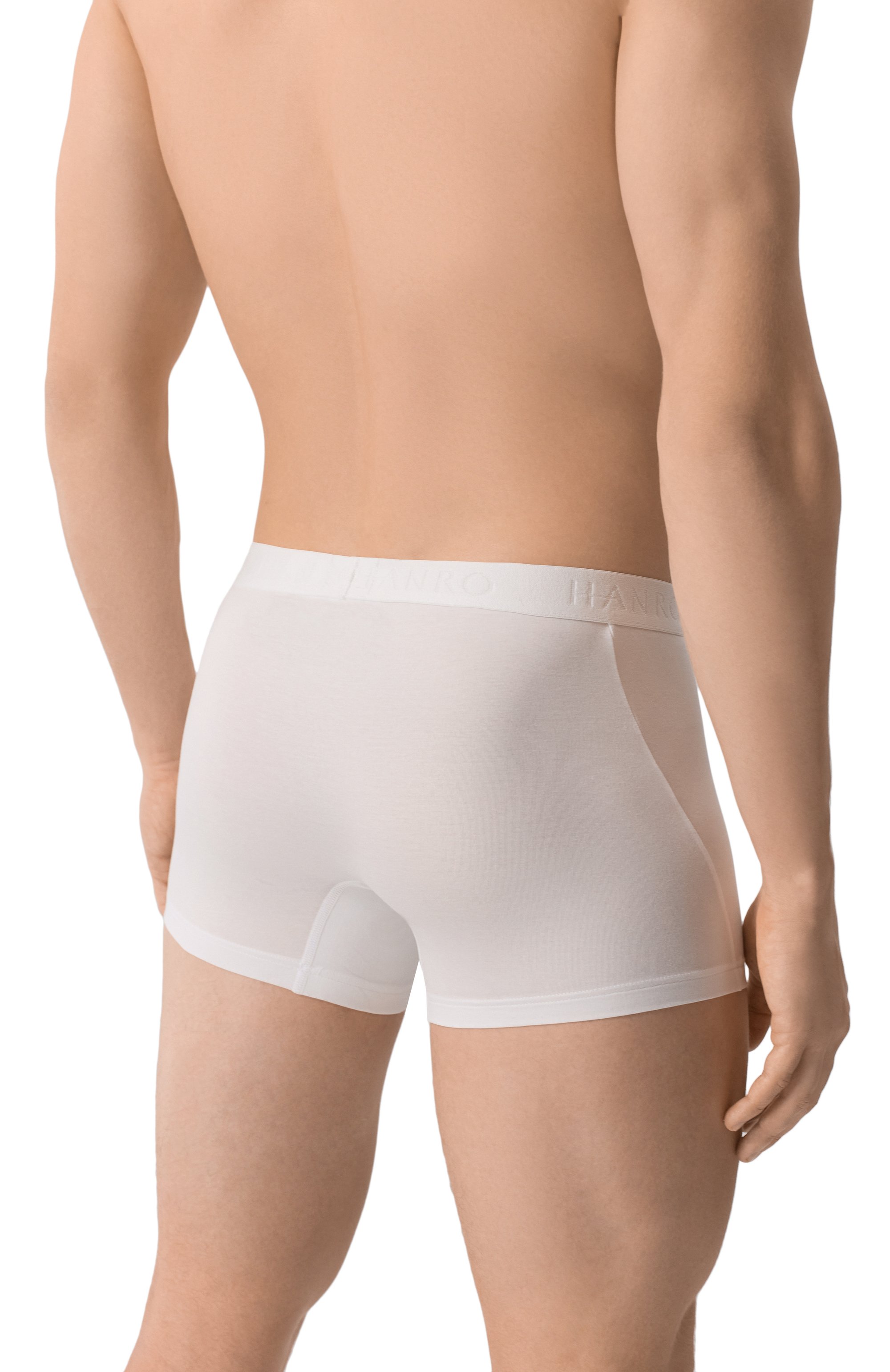 Хлопковые боксеры HANRO белого цвета по цене 5620 руб., арт. 073102, фото 3 Хлопковые боксеры HANRO, арт. 073102, фото 3