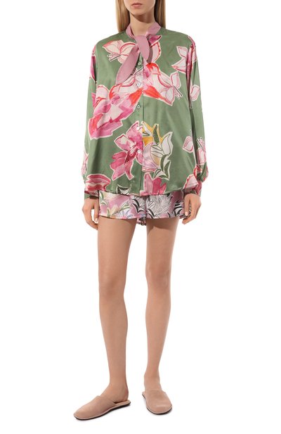 Пижама из хлопка и шелка ANY WOWZERS, арт. BOWIE02S-LILGP, фото 2