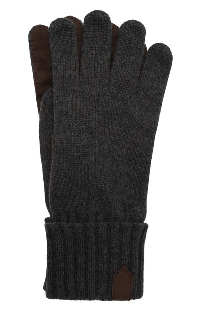 Мужские комбинированные перчатки CANALI, арт. GUA01/ZC00073