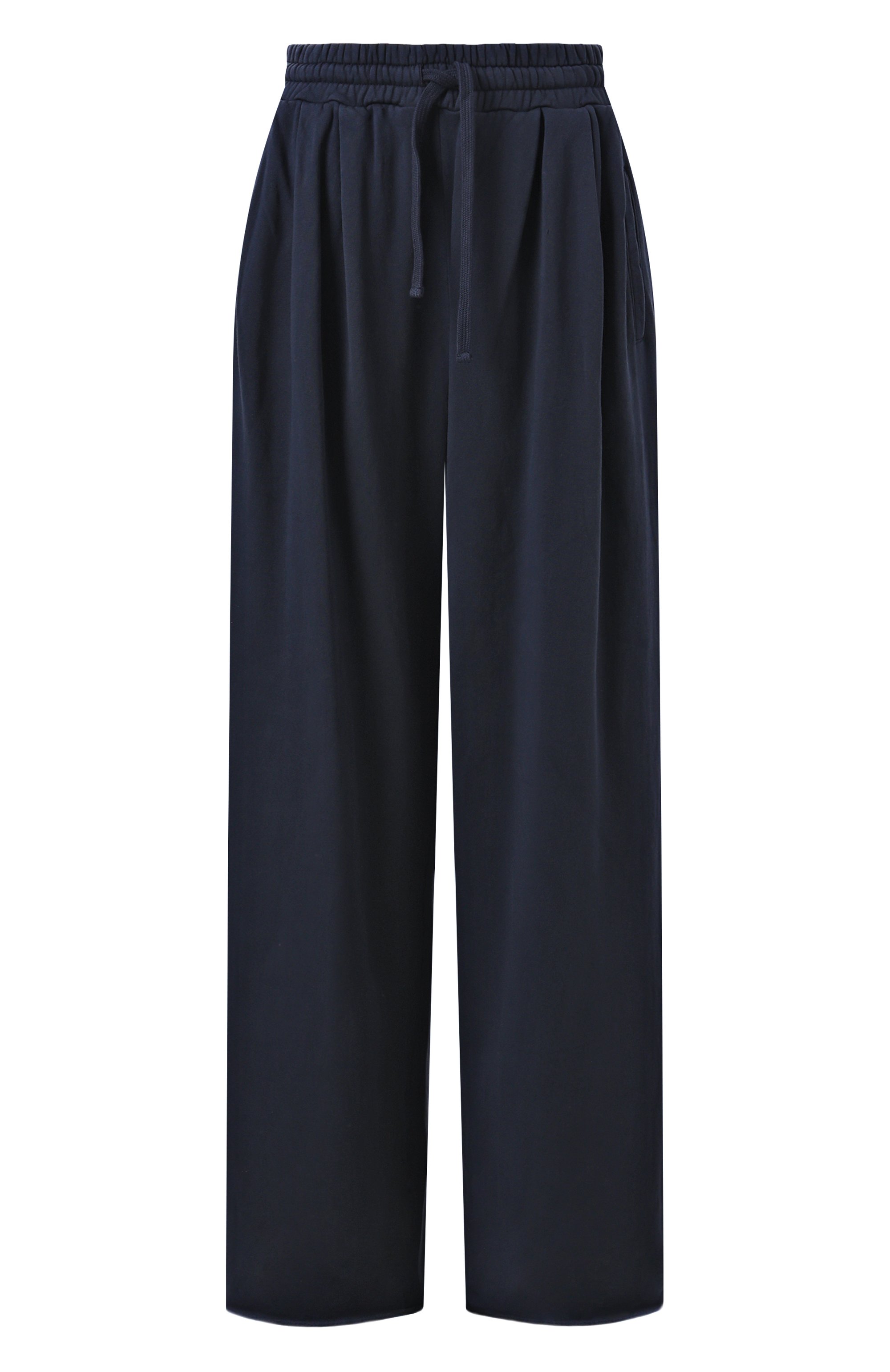 Хлопковые брюки HAIKURE темно-синего цвета по цене 32300 руб., арт. HEW54026TJ048PX, фото 1 Хлопковые брюки HAIKURE, арт. HEW54026TJ048PX, фото 1