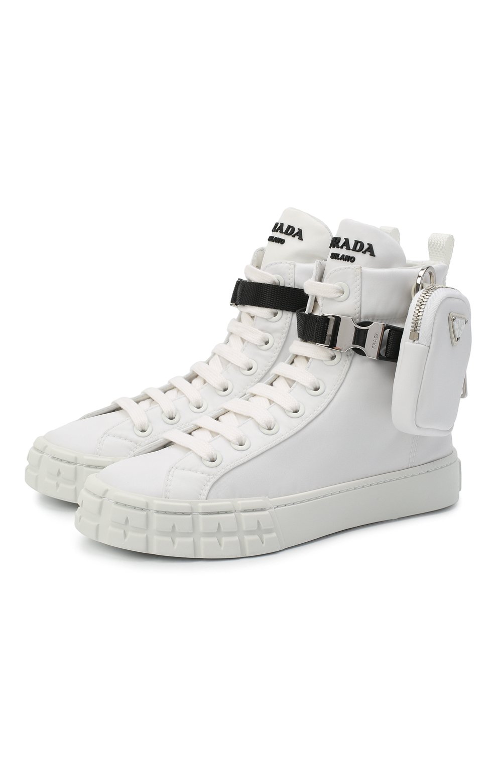 Кеды wheel PRADA, арт. 1T551M-1YFL-F0009-035, фото 1