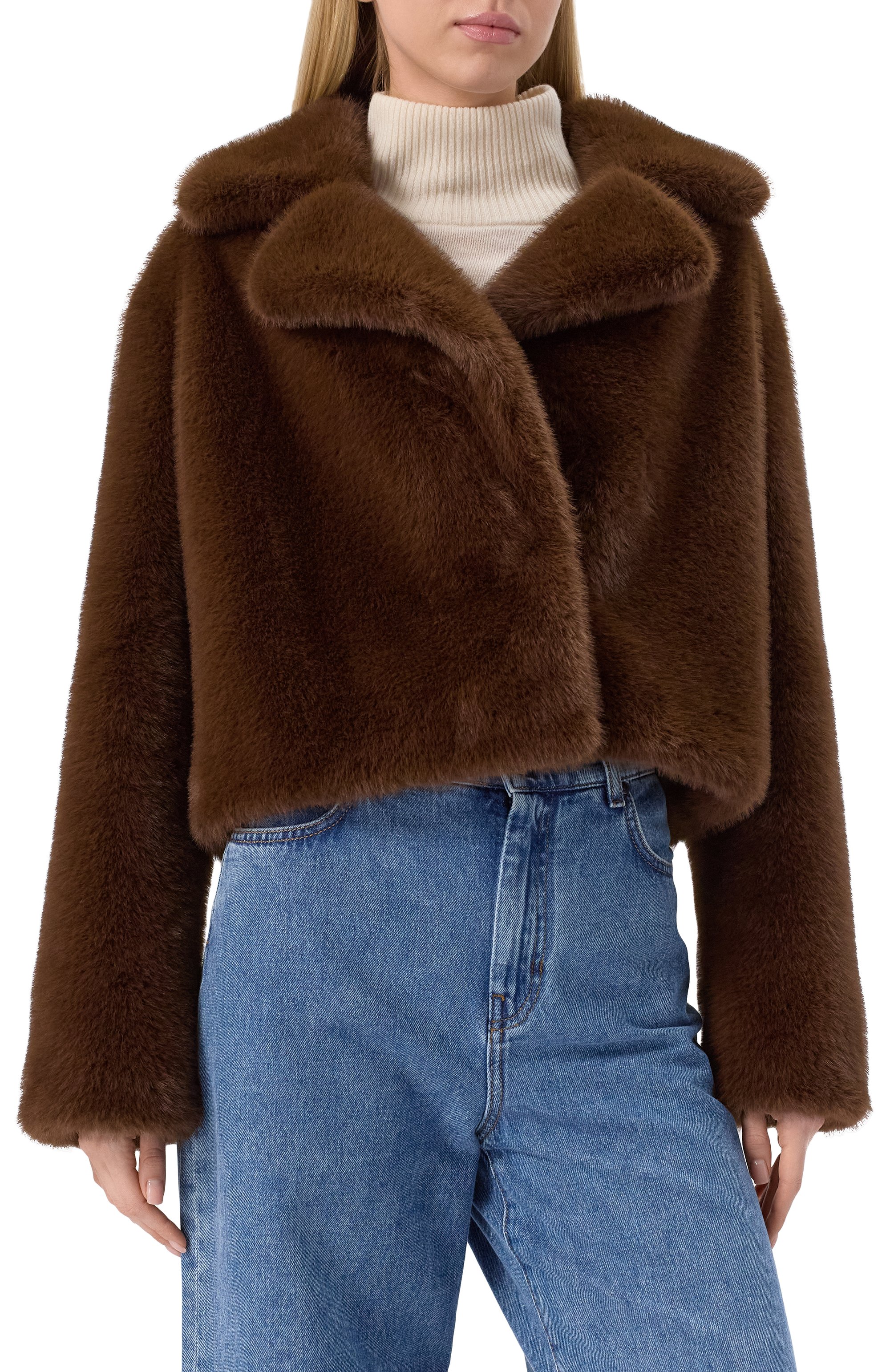 Шуба из экомеха FLASHIN, арт. FF25PPSM, фото 3