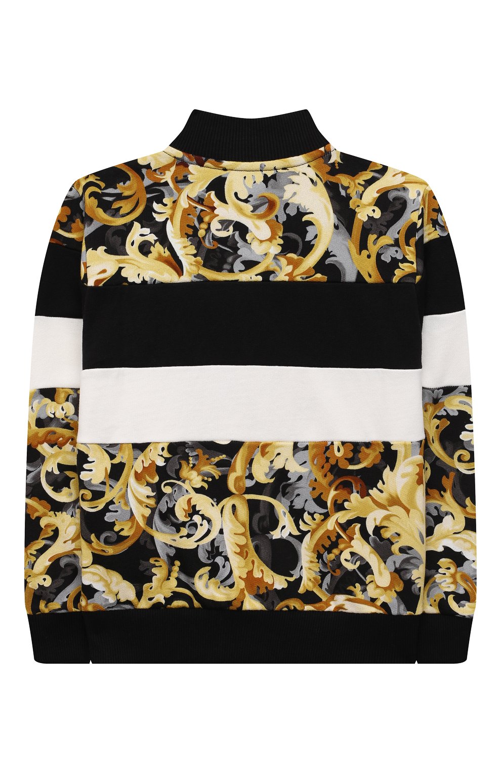 Хлопковая толстовка VERSACE разноцветного цвета по цене 42050 руб., арт. 1000441/1A01376/4A-6A, фото 2 Хлопковая толстовка VERSACE, арт. 1000441/1A01376/4A-6A, фото 2