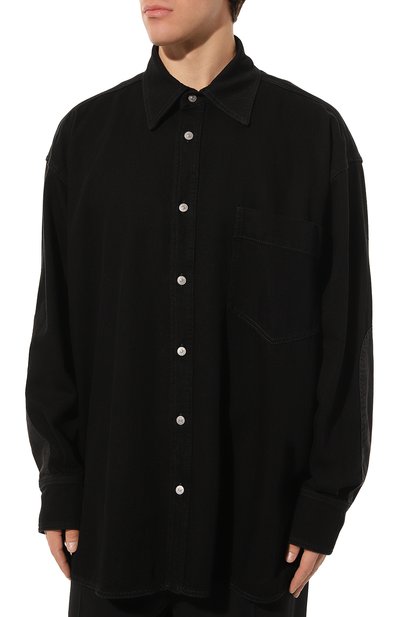 Хлопковая рубашка MM6, арт. S52DL0225/S30845, фото 3