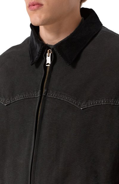 Хлопковый бомбер MAISON MARGIELA черного цвета по цене 287500 руб., арт. S50AM0640/M35255, фото 5 Хлопковый бомбер MAISON MARGIELA, арт. S50AM0640/M35255, фото 5