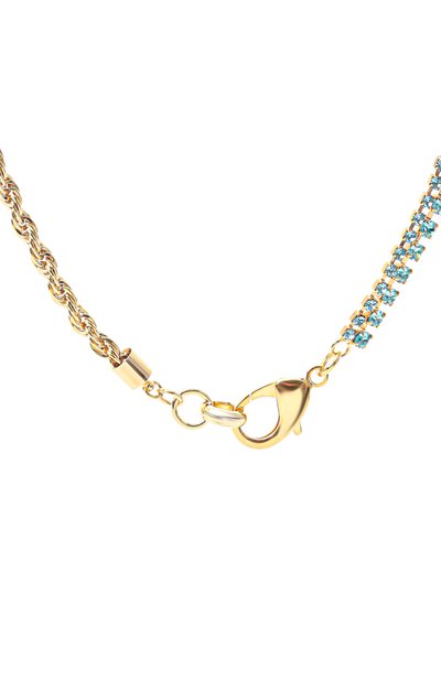 Колье CRYSTALLINE JEWELLERY голубого цвета по цене 15840 руб., арт. 587T, фото 4 Колье CRYSTALLINE JEWELLERY, арт. 587T, фото 4