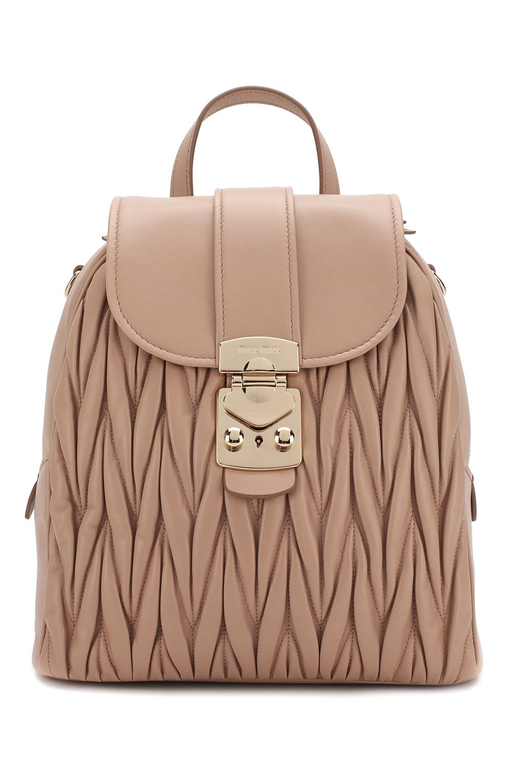 Рюкзак из кожи MIU MIU, арт. 5BZ026-N88-F0770-OOO, фото 1