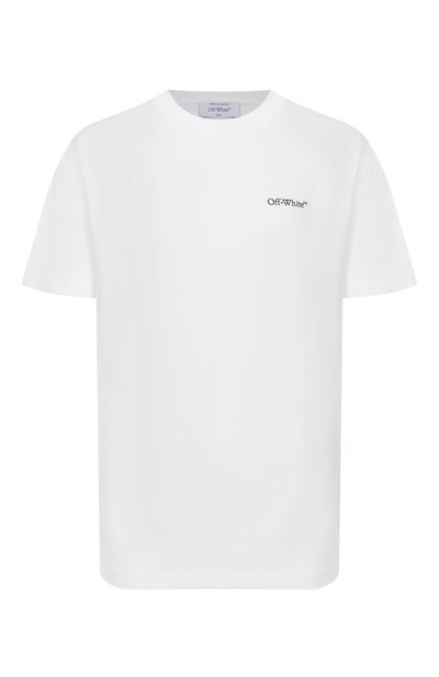 Женская хлопковая футболка OFF-WHITE, арт. 0WAA089S26JER002