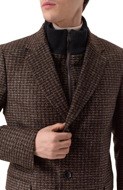 Пальто BOSS 50551612 Коричневый  50551612 Фото 5