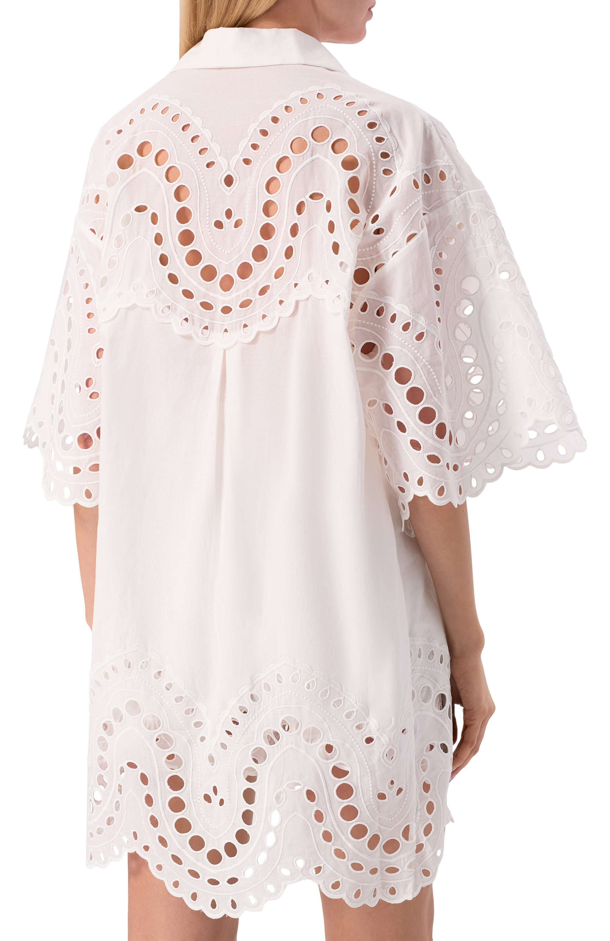 Хлопковая блузка CHARO RUIZ IBIZA, арт. 263201, фото 4