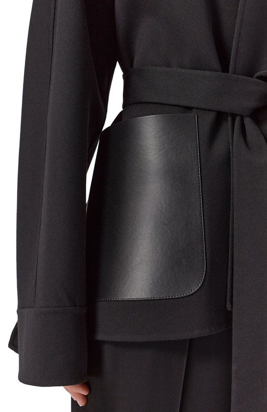 Шерстяной жакет Alaia AA9V1250W130C Чёрный  AA9V1250W130C Фото 5