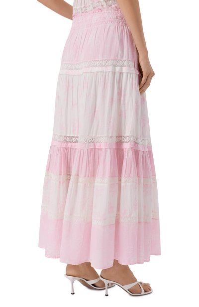 Хлопковая юбка LOVE SHACK FANCY, арт. LS771-3455, фото 4