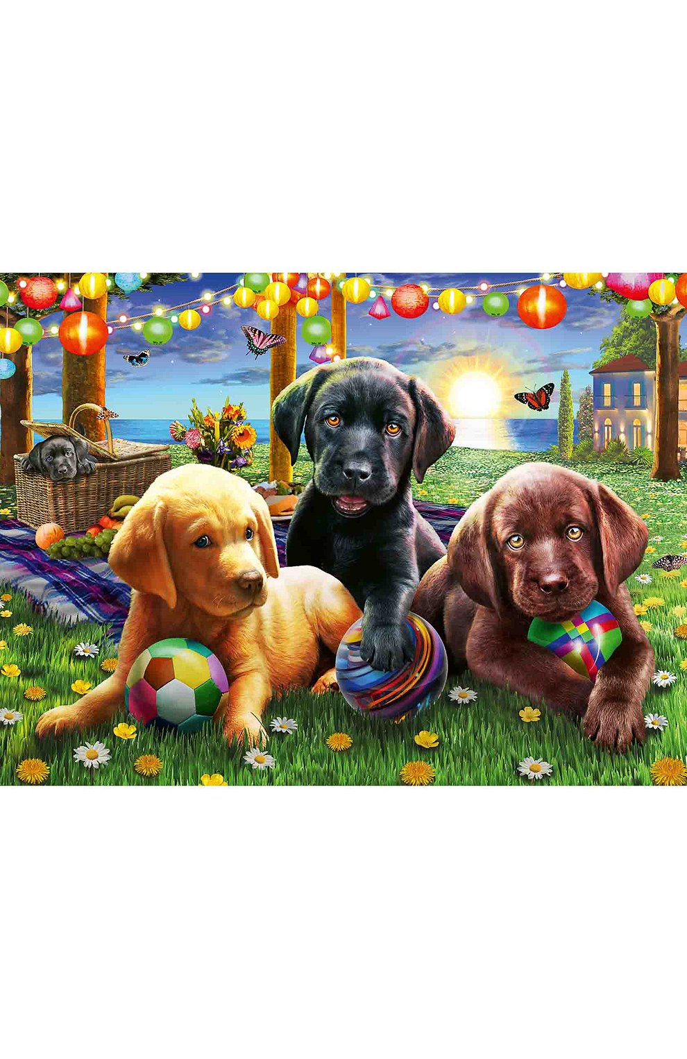 Пазл пикник щенят 100 деталей RAVENSBURGER, арт. 12886, фото 1