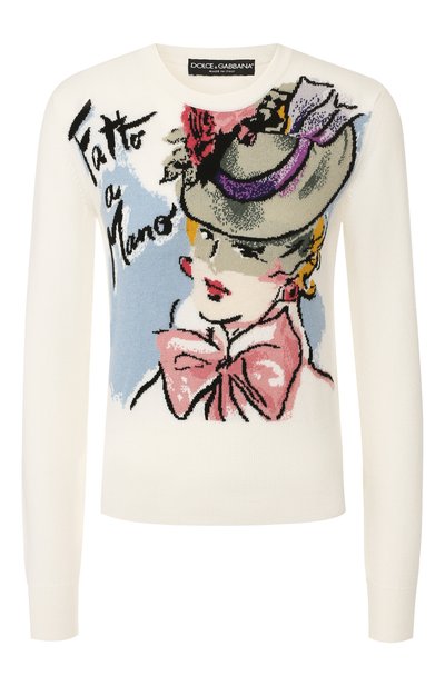 Женский кашемировый пуловер DOLCE & GABBANA, арт. FX601T/JAWTE