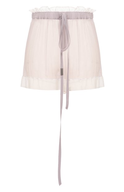 Женские шелковые шорты ANN DEMEULEMEESTER, арт. B0012822/FA608
