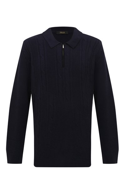Мужская поло из шерсти и кашемира ZILLI, арт. KZP001M0223VCAB00/64