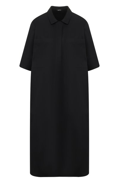 Женское хлопковое платье JIL SANDER NAVY, арт. JNWM5020A/JM2434