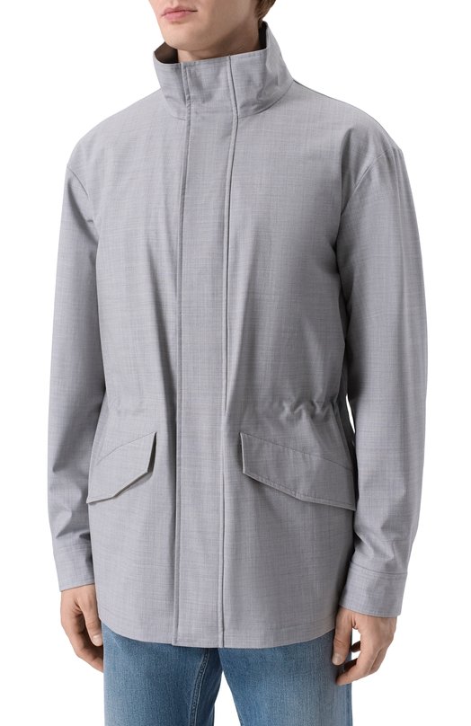 Шерстяная куртка 12 STOREEZ 135892 Серый  135892 Фото 3