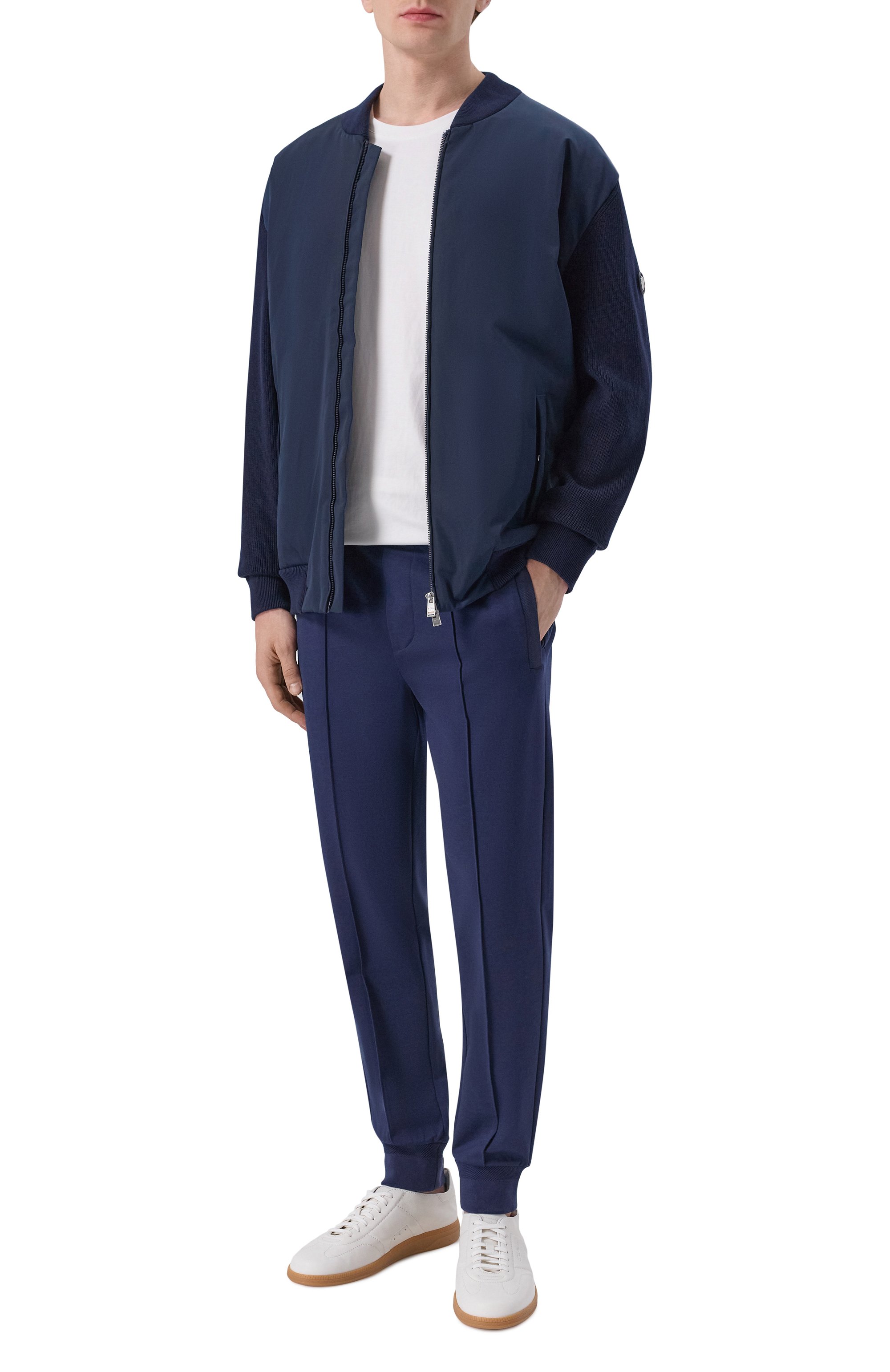 Джоггеры из лиоцелла и шерсти BOSS, арт. 50543380, фото 2