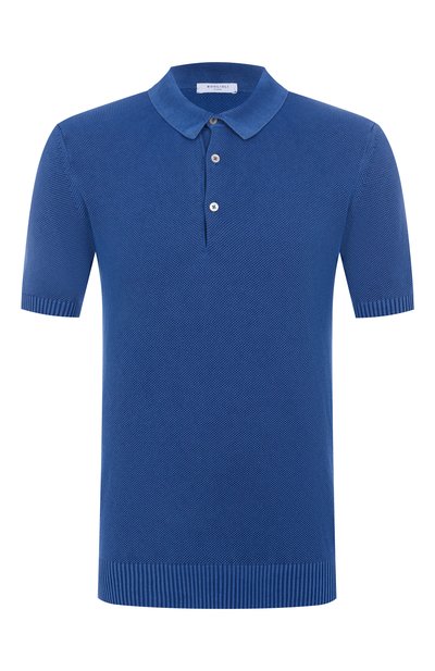 Мужская хлопковое поло BOGLIOLI, арт. 91554T/SB4801