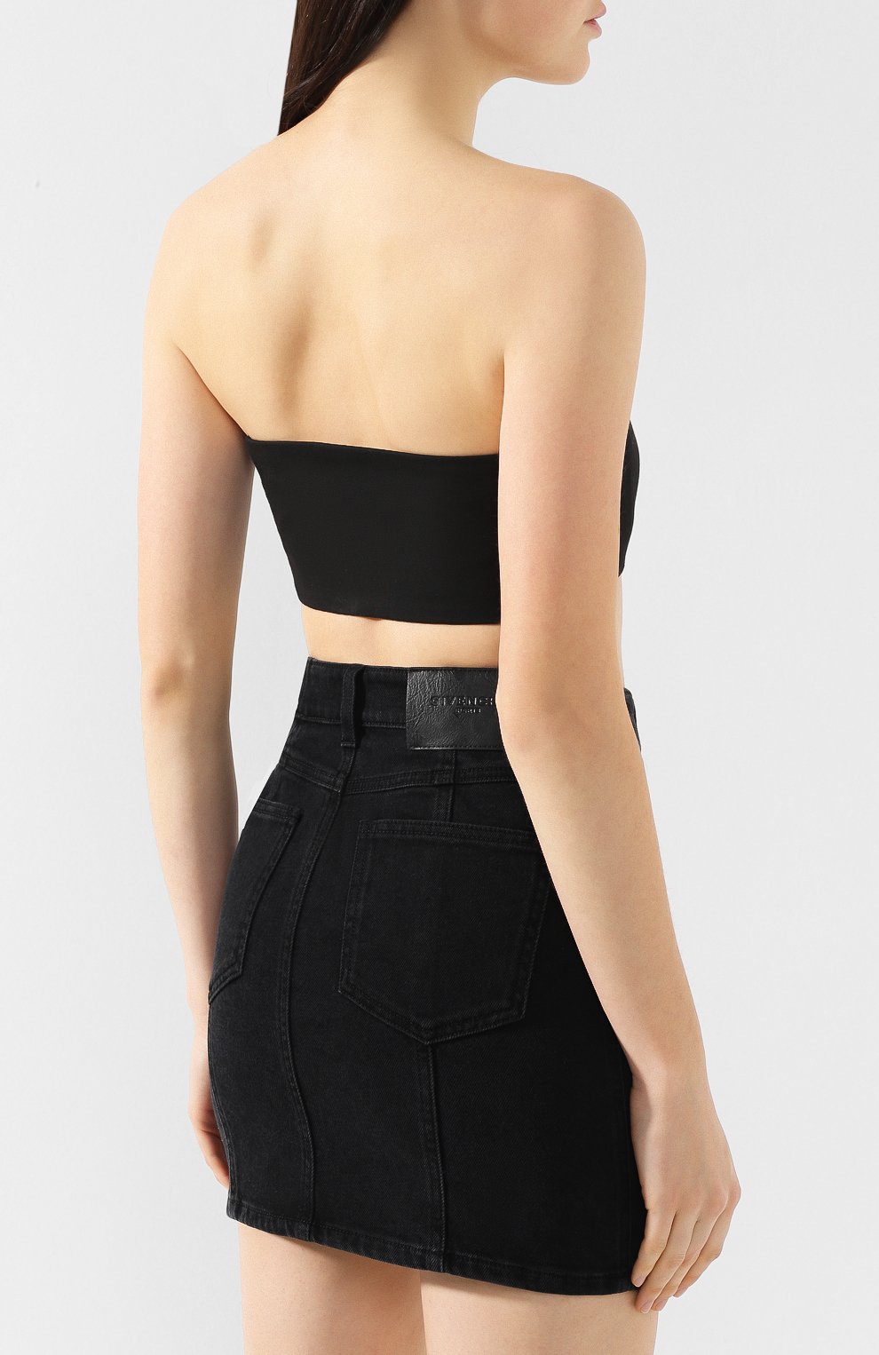 Кроп-топ DRIES VAN NOTEN черного цвета по цене 22100 руб., арт. 191-30744-7327, фото 4 Кроп-топ DRIES VAN NOTEN, арт. 191-30744-7327, фото 4