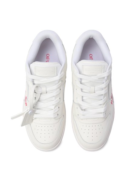 Кожаные кеды out of office OFF-WHITE, арт. 0GIA007F25LEA0020183/29-33, фото 4