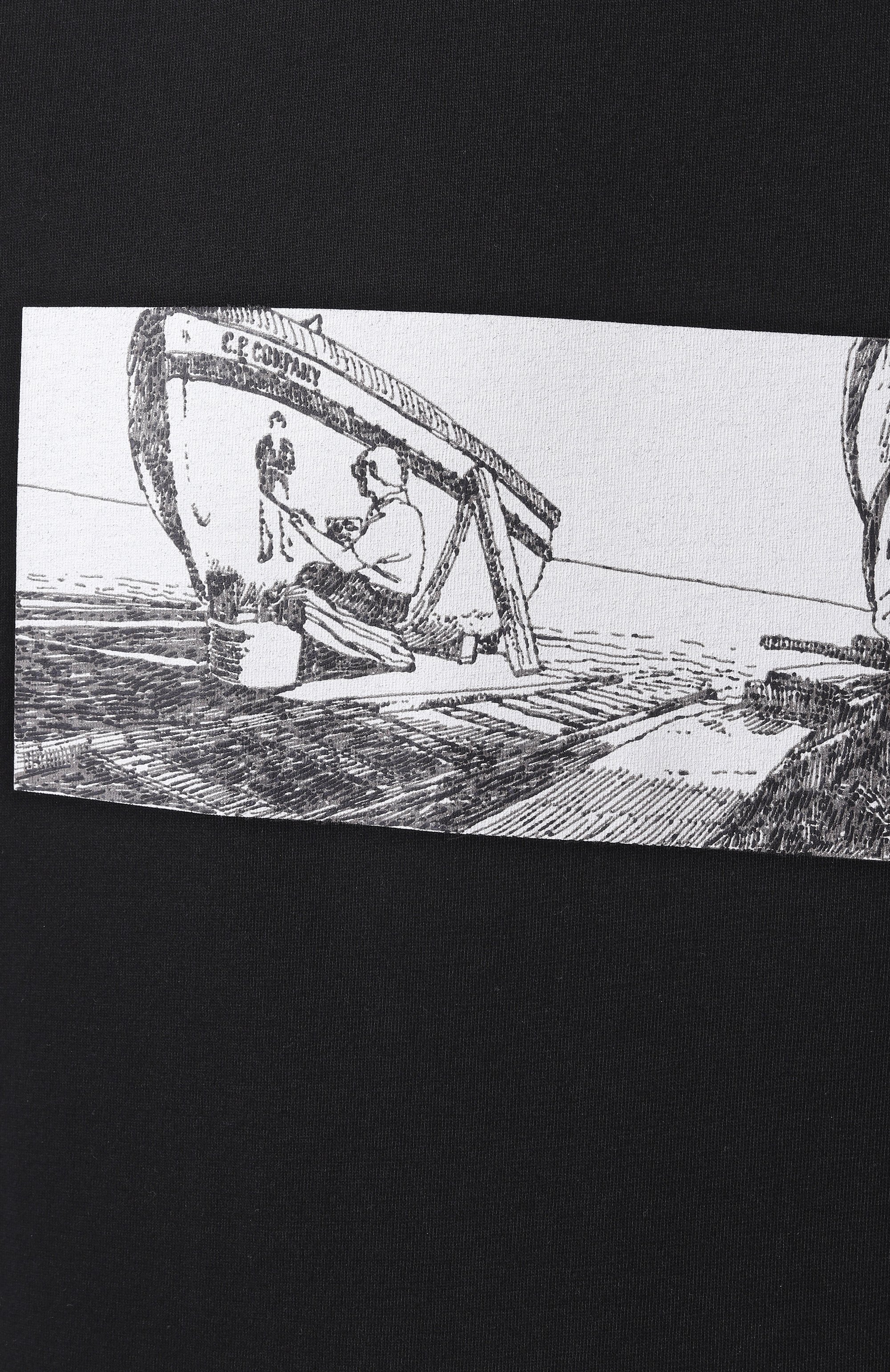 Хлопковая футболка C.P. COMPANY, арт. 18CMTS319A005431G, фото 6