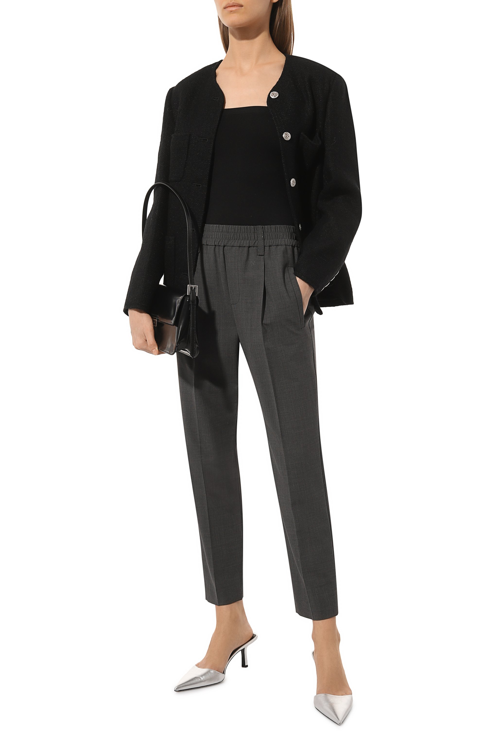 Шерстяные брюки BRUNELLO CUCINELLI, арт. M0W07B1031, фото 2