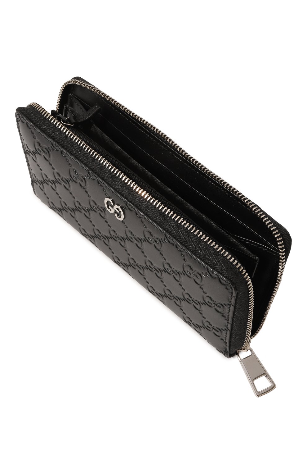 Кожаное портмоне GUCCI черного цвета по цене 89280 руб., арт. 473928 CWC1N, фото 3 Кожаное портмоне GUCCI, арт. 473928 CWC1N, фото 3