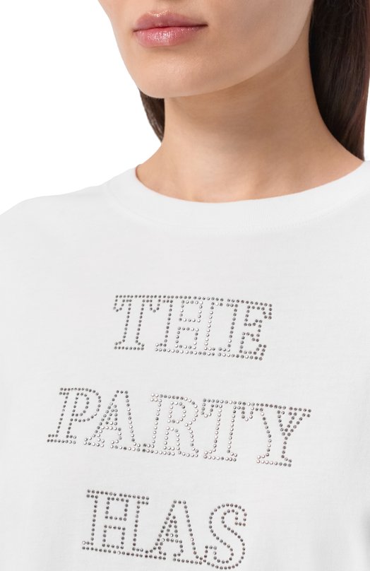 Хлопковая футболка BOSS Orange 50549195 Белый  50549195 Фото 5