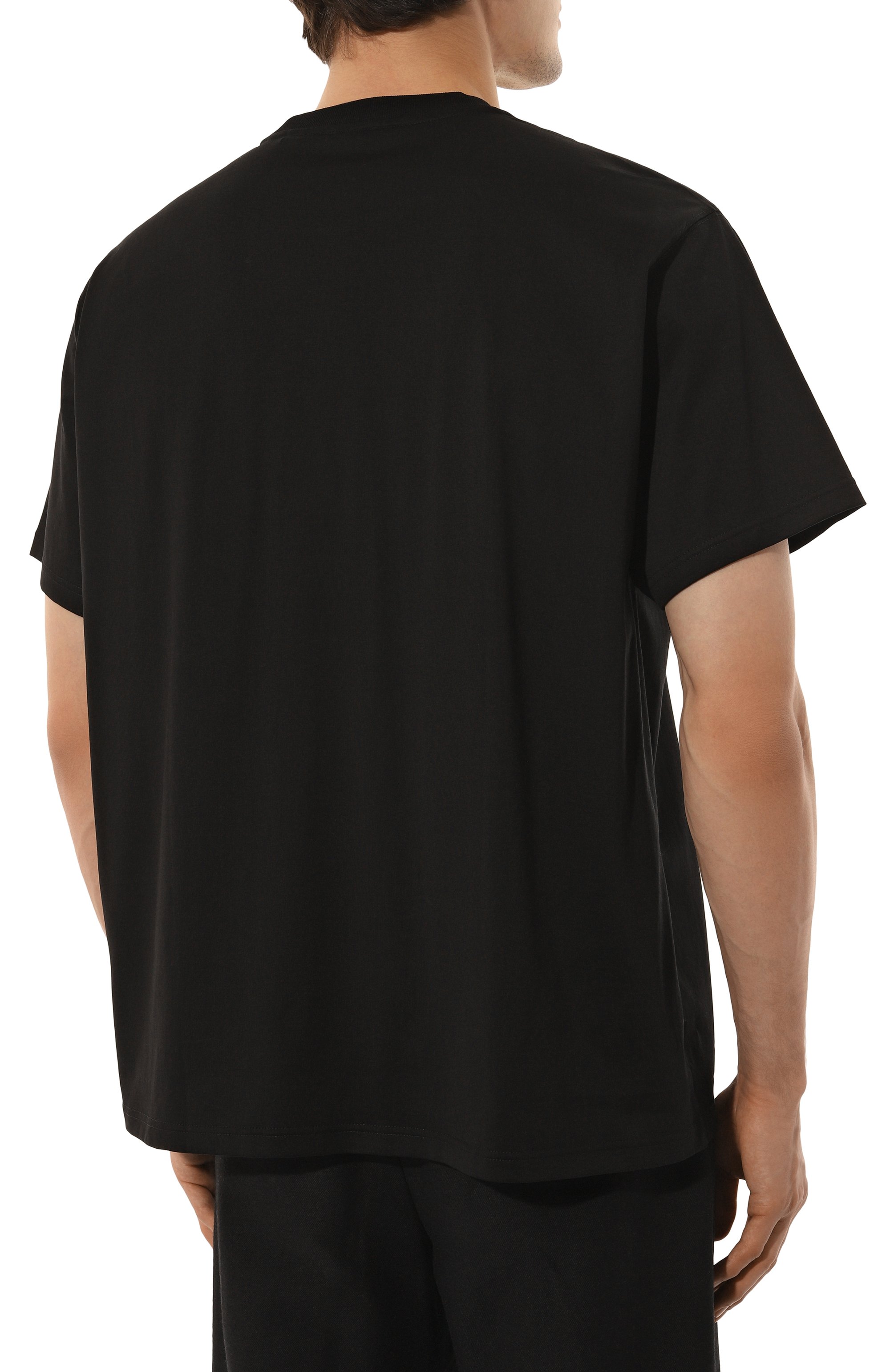 Хлопковая футболка BURBERRY, арт. 8084780, фото 4