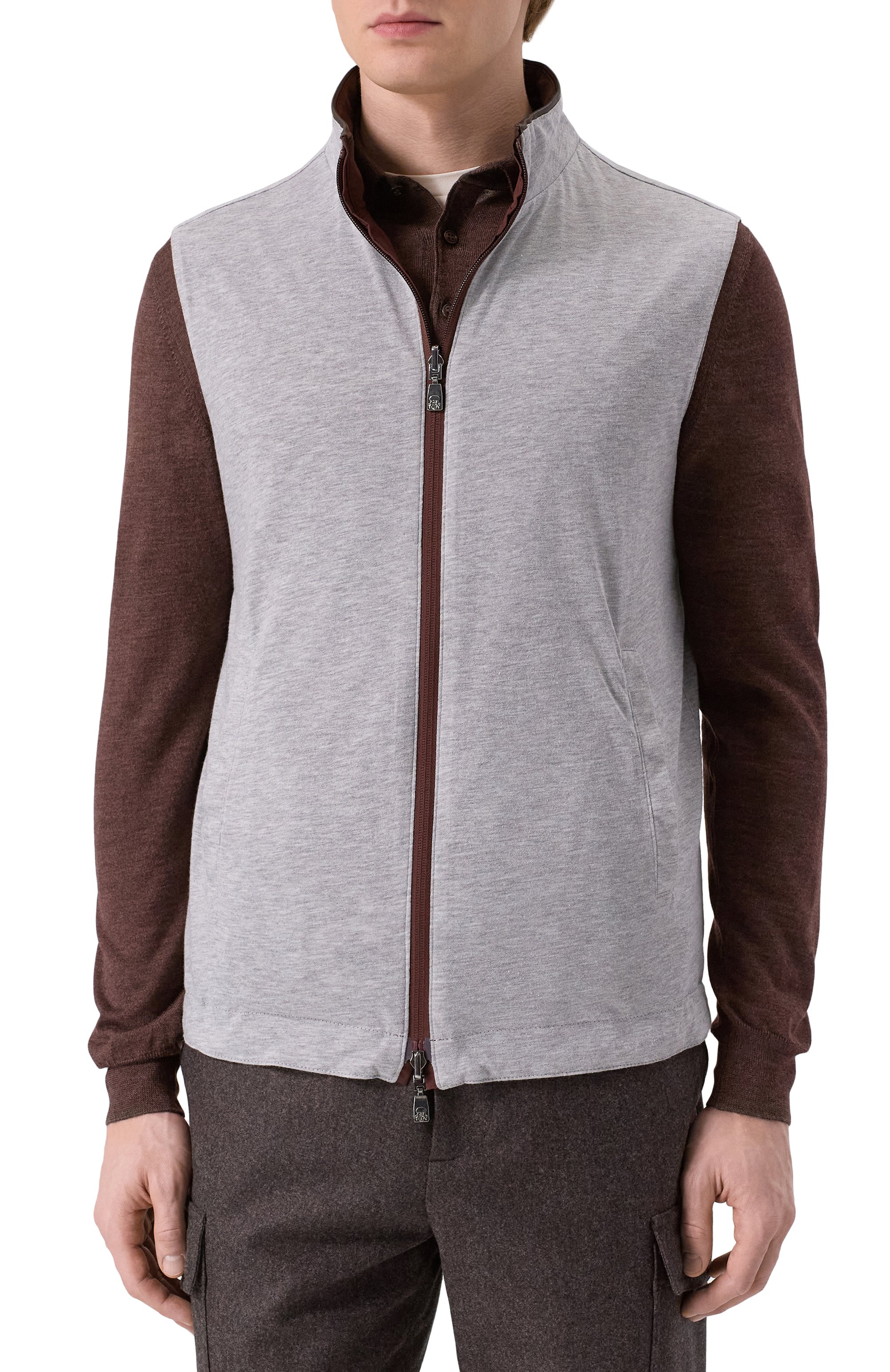 Двусторонний жилет CORNELIANI, арт. 27C5X2/2720120, фото 6