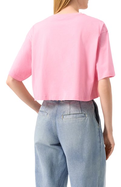 Хлопковая футболка BALMAIN, арт. BF1EE020/BB02, фото 4