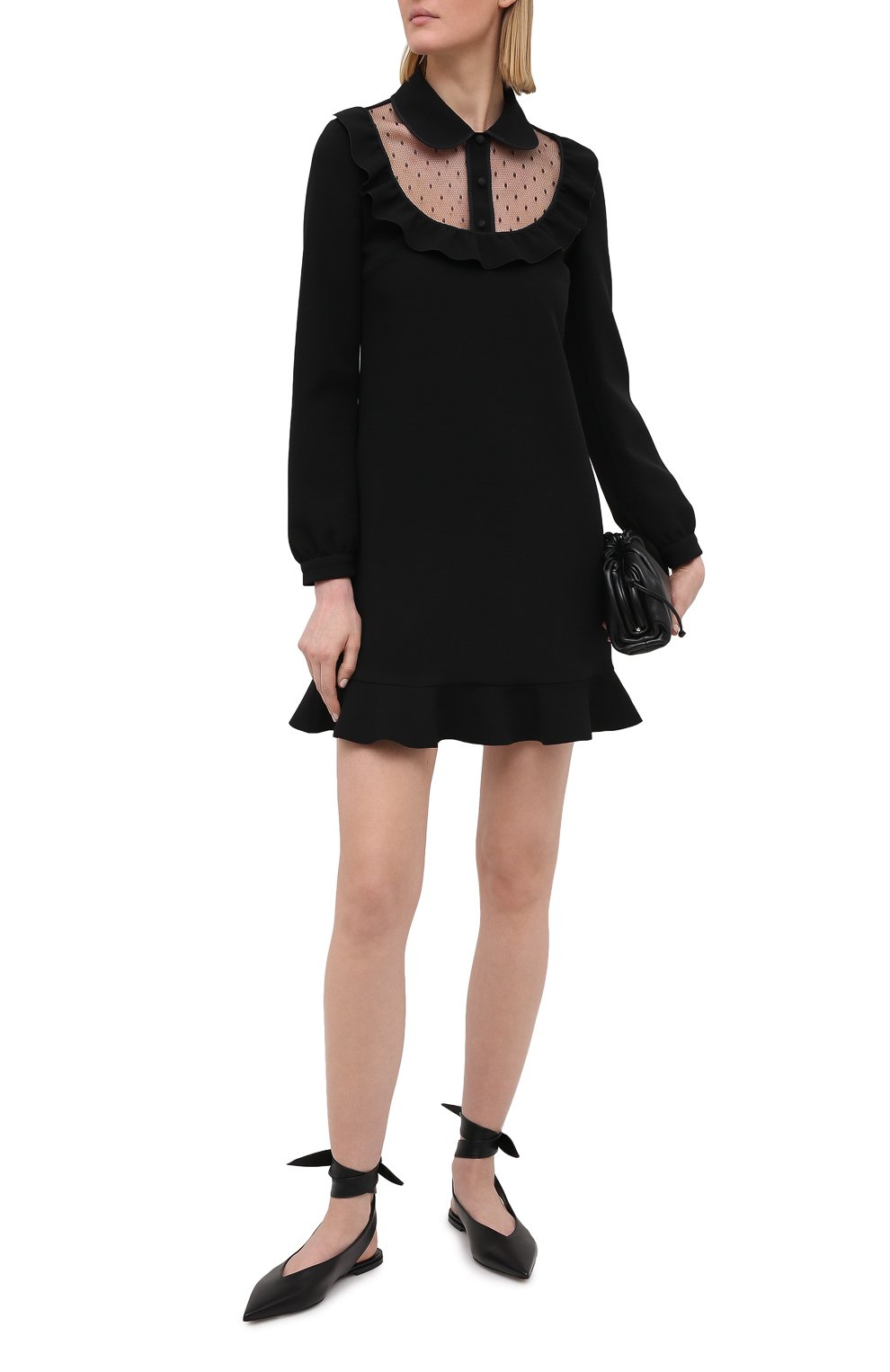 Платье REDVALENTINO черного цвета по цене 59950 руб., арт. VR3VAX70/5MF, фото 2 Платье REDVALENTINO, арт. VR3VAX70/5MF, фото 2