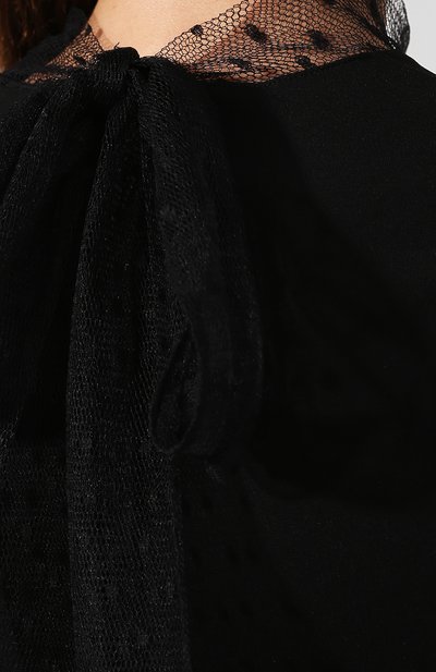Платье REDVALENTINO черного цвета по цене 53350 руб., арт. SR3MJ01X/4EB, фото 5 Платье REDVALENTINO, арт. SR3MJ01X/4EB, фото 5
