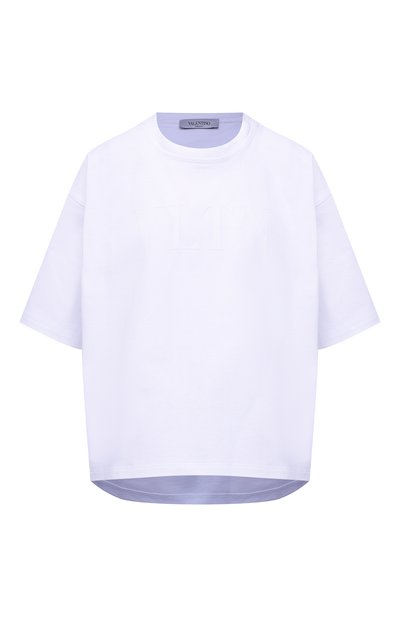 Женская хлопковая футболка VALENTINO, арт. VB3MG11A66B